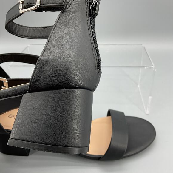 NEW Style & Co Women’s Janiee Ankle Strap Sandals Black Size 8.5M - Picture 7 of 11